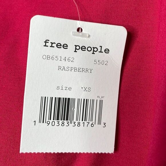 Free People Womens Size XS Sweet Talk Mini in Raspberry - Picture 12 of 12